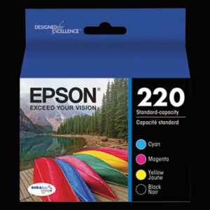 T220120BCS (220) DURABrite Ultra Ink, Black/Cyan/Magenta/Yellow
