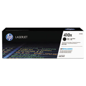 HP 410X, (CF410X) High Yield Black Original Toner Cartridge