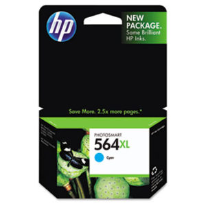 HP 564XL, (CB323WN) High Yield Cyan Original Ink Cartridge