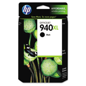 HP 940XL, (C4906AN) High Yield Black Original Ink Cartridge
Lifelike printouts.
Advanced inkjet cartridge technology.
Easy and intuitive installation.